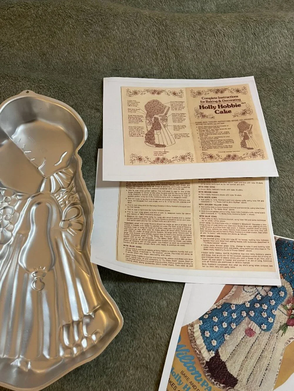 Vintage Wilton Holly Hobbie Cake Pan #502‑194 1975 American Greetings Prairie